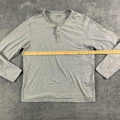 Patagonia Shirt Mens Large Long Sleeved Daily Henley Gray Casual