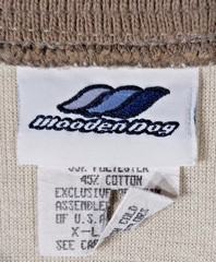 Vintage 90s Wooden Dog 1/4 Zip Performance Polo Shirt Mens XL Surf Skate Y2K
