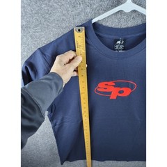 NWT Seoul Projects SP Sport Tee Navy Blue Red Logo T-Shirt SS XL