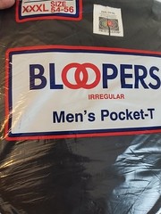 New 1994 Vtg FOTL Bloopers Pocket Shirt XXXL T-Shirt Irregular Preshrunk Cotton