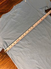 HippyTree Organic Cotton T-Shirt Mens Medium Blue Tree Forest Graphic Nature Tee