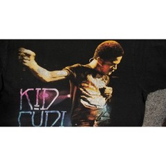 Y2K Kid Cudi Man On The Moon Live Concert Tee Faded Skater Hip Hop Mens Small