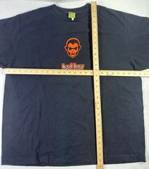 Bad Boy Black T-Shirt XL Streetwear Halloween Its The Thing Orange Dracula VTG