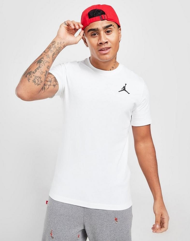 DC7485-100 NWT Men’s Jordan Jumpman Short Sleeve T-Shirt – White Size: 2X-Large