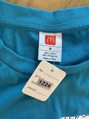Graphic McDonald’s Sky blue T Shirt “The Collection “ Size M. Pre Owned.