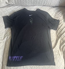 Nike George Kittle Shirt Mens XL Black Short Sleeve Dark Knight Joker Tee