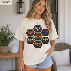 Protect the Hive Pride Shirt LGBTQ Bee Rainbow Graphic Tee