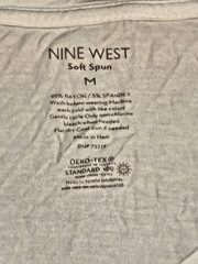 Nine West White T-Shirt White Men’s Size M