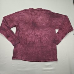 The Mountain Mens XXL Gecko Lizard Graphic Tie Dye Long Sleeve T Shirt Hand Dyed