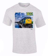 CSX Chessie Lives Train SD70ACe Authentic Railroad T-Shirt [35]