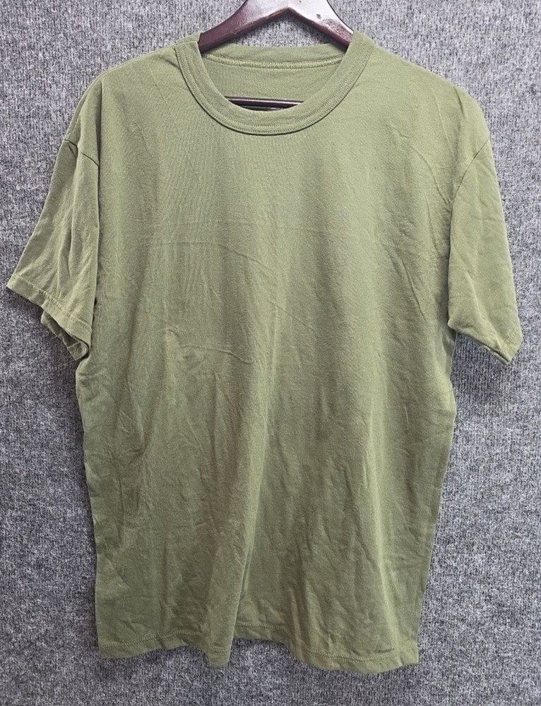 Vintage Soffe USMC Certified Olive Green T-Shirt L Made In USA Military TeeY2K
