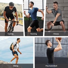 Men’s Compression Shirts 3/5 Pack, Short Sleeve Athletic Compression Tops Coo…