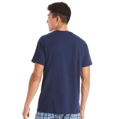 6-pack Mens Pocket T-shirt,Moisture-Wicking Cotton Crewneck Tees Large Assorted