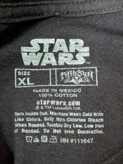 Star Wars Darth Vader Dark Side 77 T-shirt Mens XL Black Graphic S/S Cotton