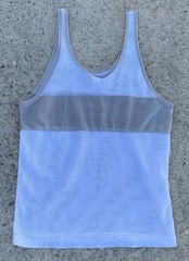Vtg 80s John C. Anderson Memorial Tiadaghton Run Mesh Tank Top M Jersey Shore PA