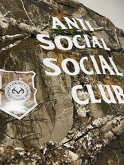 Anti Social Social Club x RealTree Collab Camo Shirt Size XXL NEW