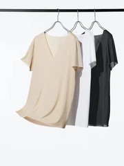 [4PCS SAME COLOR] UNIQLO AIRISM Deodorant Mesh V-Neck T XS-4XL Men 474252 NWT