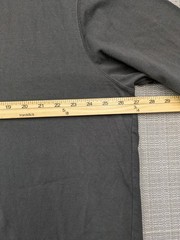Duluth Trading Co Shirt Mens XL Gray Longtail T Relaxed Fit Beaver Flag Graphic