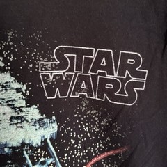 C-Life Group Star Wars Death Star Millennium Falcon Graphic T-Shirt Size S