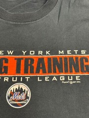 VTG Majestic Faded MLB Baseball Spring Training Mets XL Shirt USA Made DISTRESS