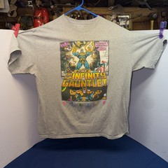 Marvel The Infinity Gauntlet Thanos T-shirt Men X-Large, Color Gray, Nice Used.