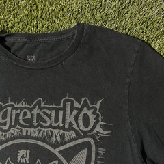 Aggretsuko No Overtime Anime Grunge Panda Graphic T-Shirt Size S