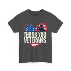 Thank You Veterans Day Memorial Day Partiotic Military Usa T-Shirt