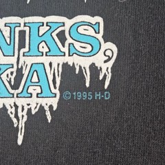 Vintage 1997 Harley Davidson TShirt Spirit Of Alaska Fairbanks Wolves Size XL