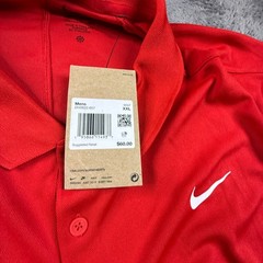 Nike Golf Polo XXL Mens Red Dri-Fit 2025 Ernie’s Open Ray Derby NWT