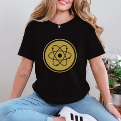 Science Atom Symbol T-Shirt | Nuclear Physics Chemistry Graphic Tee Shirt