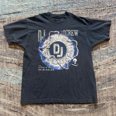 DJ Screw Diary Of The Originator T-Shirt Vintage 90s Houston Rap Black Unisex