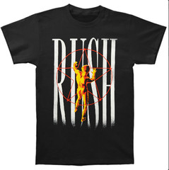 Vintage Rush Rockk Ban Black men T-shirt S M L 234XL D2135