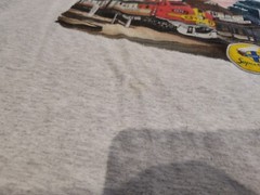 Vintage Sante Fe Super Chief Graphic Tee Shirt Grey Size XL Daylight Sales