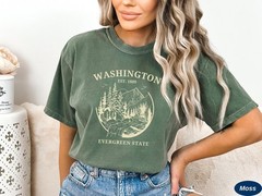 Washington Shirt Travel Gift for Washington Trip Lovers Souvenir Tee