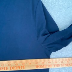 Croft & Barrow Shirt Mens Size S Navy Long Sleeve Stretch Knit T-Shirt Tee
