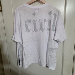 Civil Regime Star Wars Chewbacca Oversized Tee Size XL White
