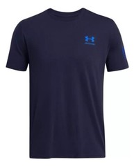 Under Armour 1382973 Blue UA Freedom Flag Gradient T-Shirt Short Sleeve Tee 2XL