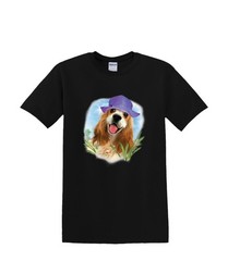 T-shirt small to 3xL – HAPPY SPRINGER spanial dog – adult