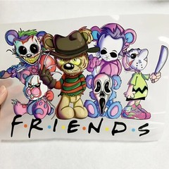 Personalised Heat Transfer to Iron On T-shirt Custom DTF Gang Sheet Wholesale