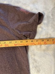 Carhartt Support The Trades Logo Loose Fit T-Shirt Heather Wine XXL