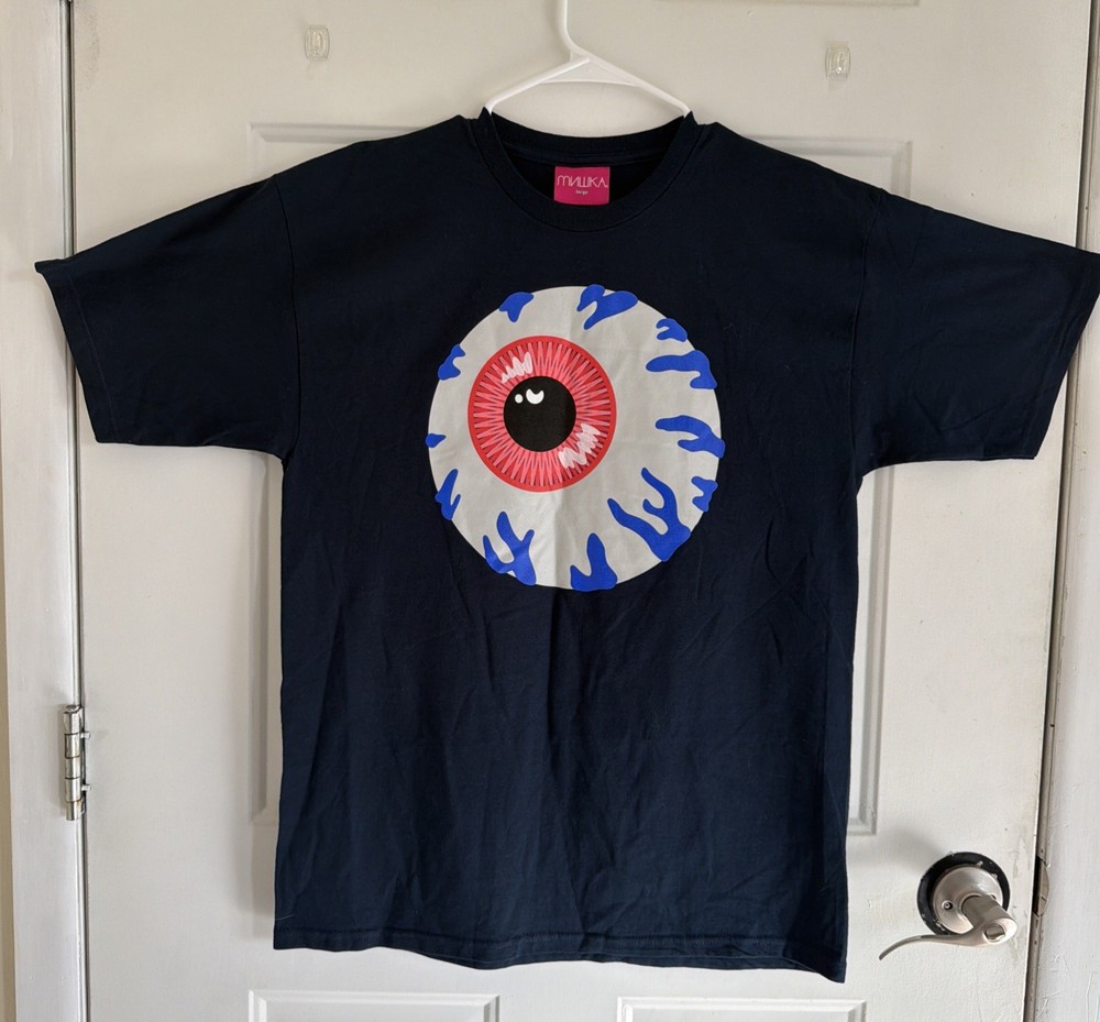 Mishka MNWKA x Keep watch Eye Red Iris With Blue Blood Shot Size Large