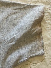 Vintage Alleson Athletic T Shirt Men 2XL Light Gray Henley Button Neck New