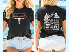 Morgan Wallen Cowboy Girl Shirt Retro Western Tour Graphic Tee