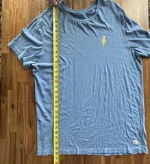 Marine Layer Men’s T-Shirt Sz L Short Sleeve Blue Cotton Blend Stretch Casual