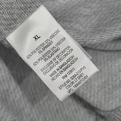 Jachs Mens Shirt X-Large Size Light Gray Button Front Long Sleeves Top