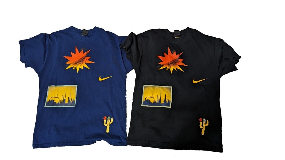 2 Nike Basketball Div.Vol.01 City Exploration Shirts Mens Size Small Bundle Set