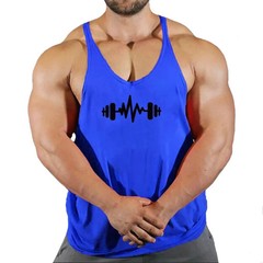 Men Gym Stringer Tank Top Bodybuilding Fitness Vest