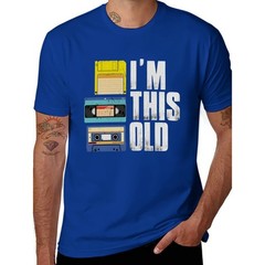 Men’s Vintage “I’M THIS OLD” Cassette Graphic T-Shirt – Black Retro Music Tee