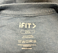 iFit 100 Workouts Milestone Athletic T-Shirt Size 2XL, Soft Poly-Cotton Blend