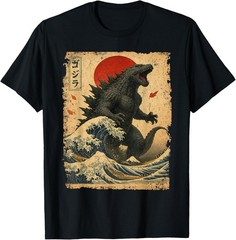 Retro Vintage Japanese Art Legendary Rare Kaiju Funny T-Shirt unisex T-Shirt
